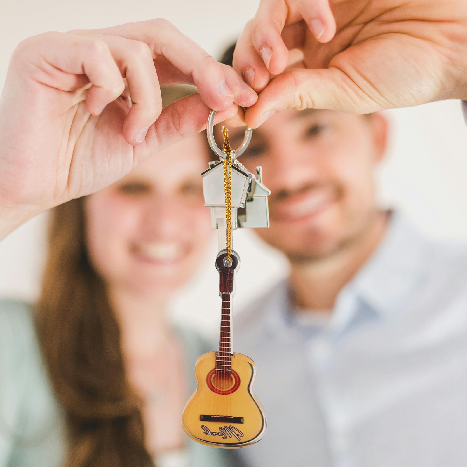 Musical Instrument Xmas Ornaments - 10Pcs Tiny Guitar Xmas Ornament Miniature