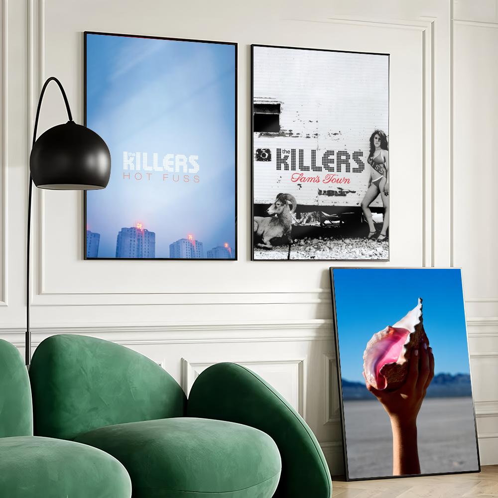 Musical Instrument Poster - Rock Band The K-Killers Poster Waterproof