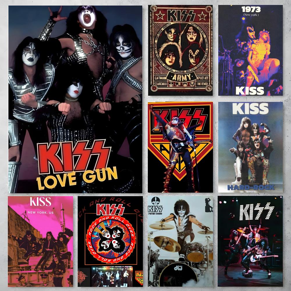 Musical Instrument Poster - K-Kiss Kraft Rock Band-S Poster High-definition