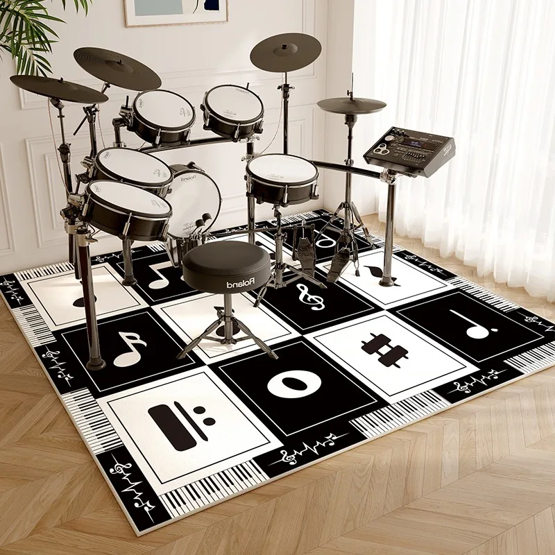 Musical Instrument Online - Drum Rug Soundproof Non-slip Floor Mat