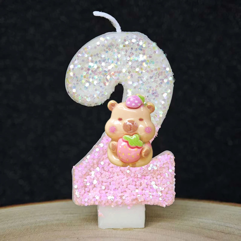Kawaii Candle Capybara 0-9 Num - Musical Instrument Gong review and price