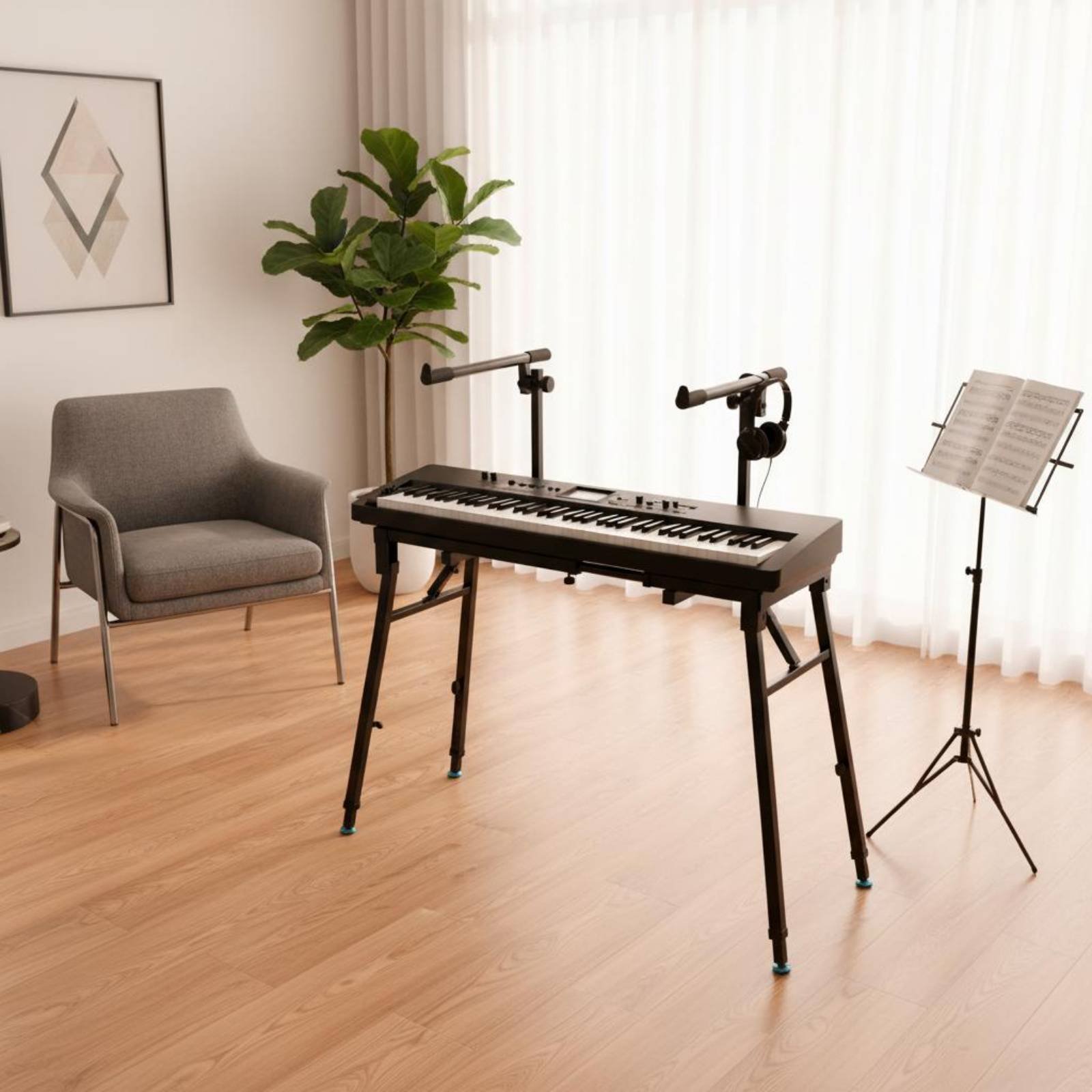 Folding Keyboard Stand Portabl - Musical Instrument Keyboard review and price
