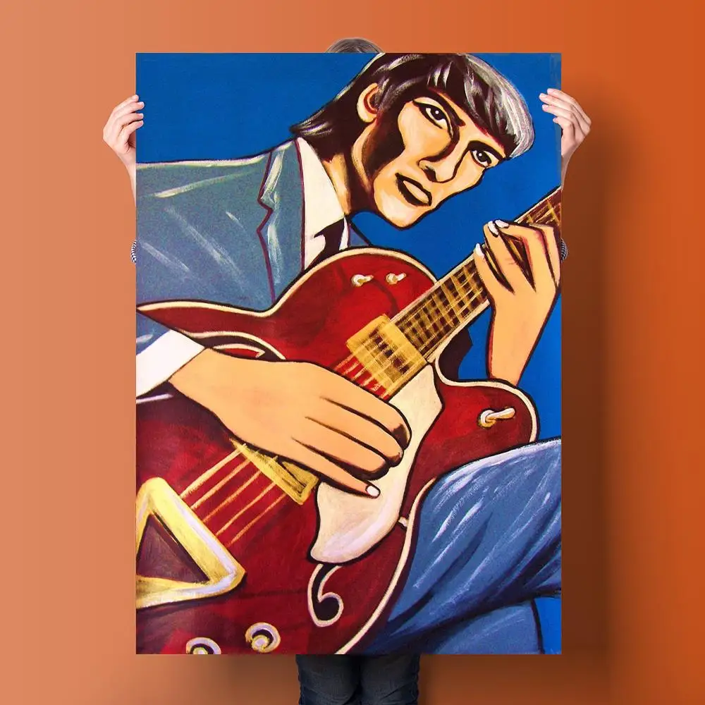 George Harrison Classic Rock S - Musical Instrument Poster review and price