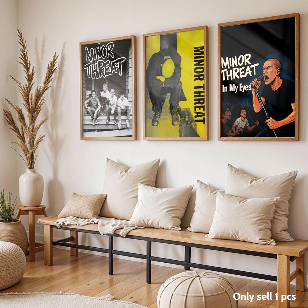 Rock Band M-Minor Threat Poste - Musical Instrument Poster review and price