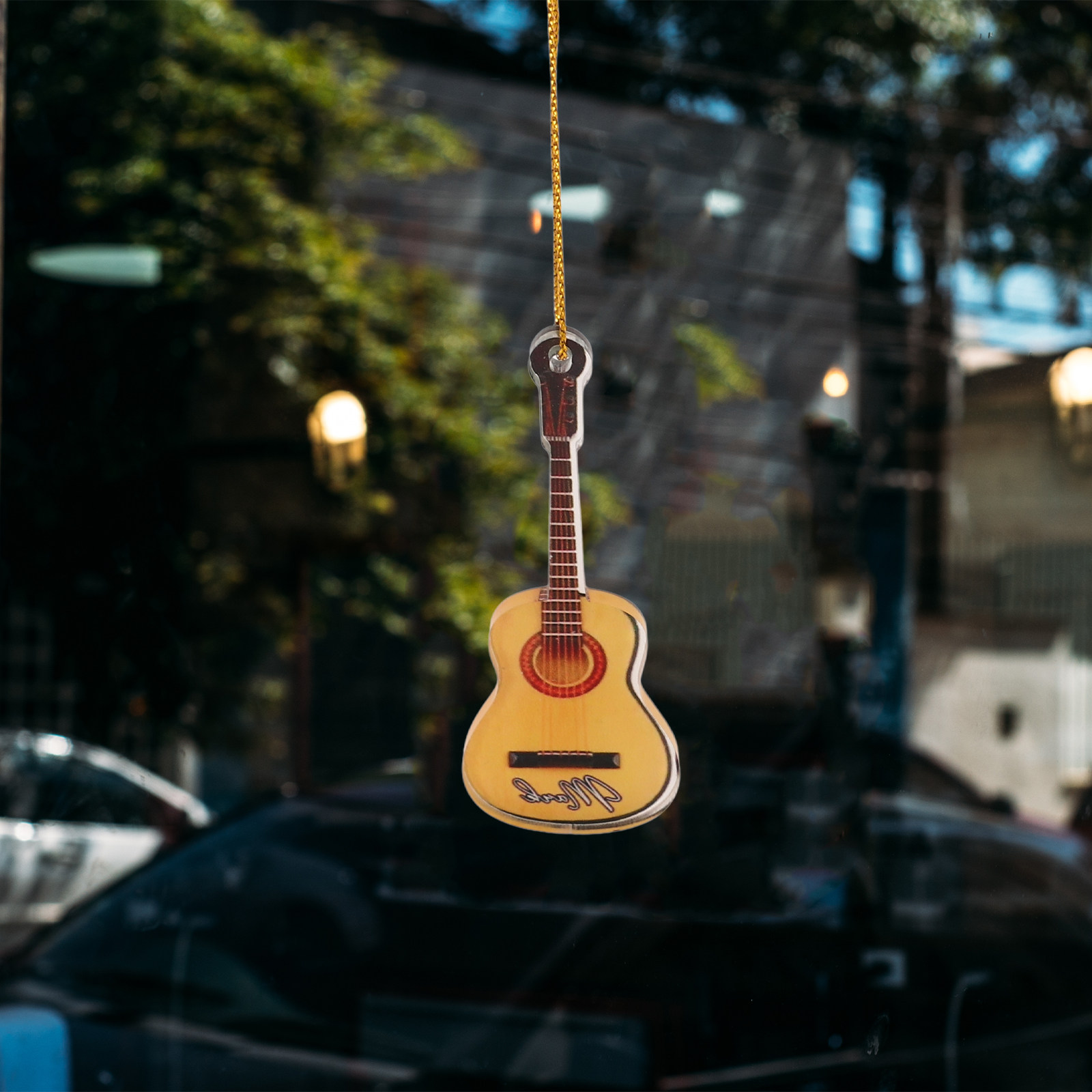 10Pcs Tiny Guitar Xmas Ornamen - Musical Instrument Xmas Ornaments review and price