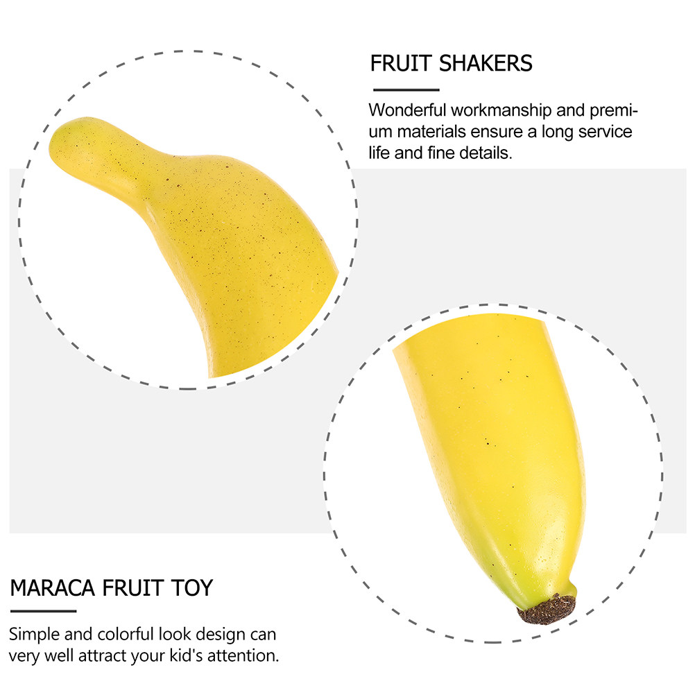 3Pcs Simulation Fruit Shaker M - Musical Instrument Maraca review and price