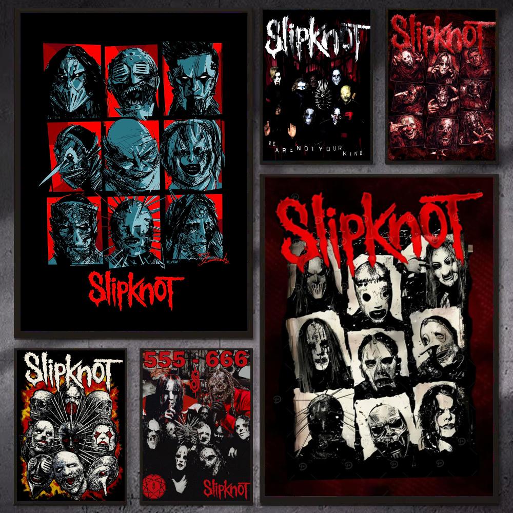 Band S-Slipknot Rock Poster Mo - Musical Instrument Poster review and price