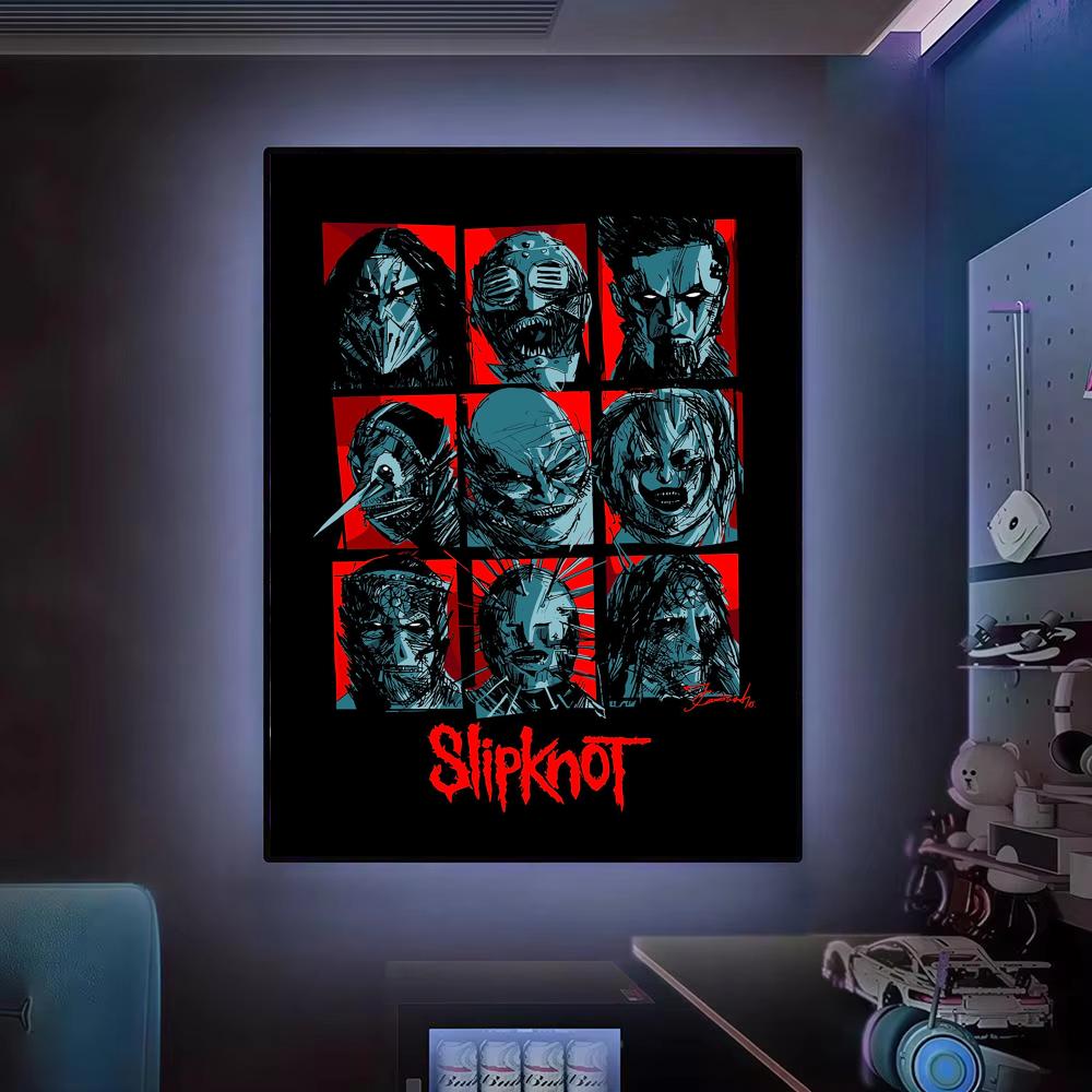 Band S-Slipknot Rock Poster Mo - Musical Instrument Poster review and price