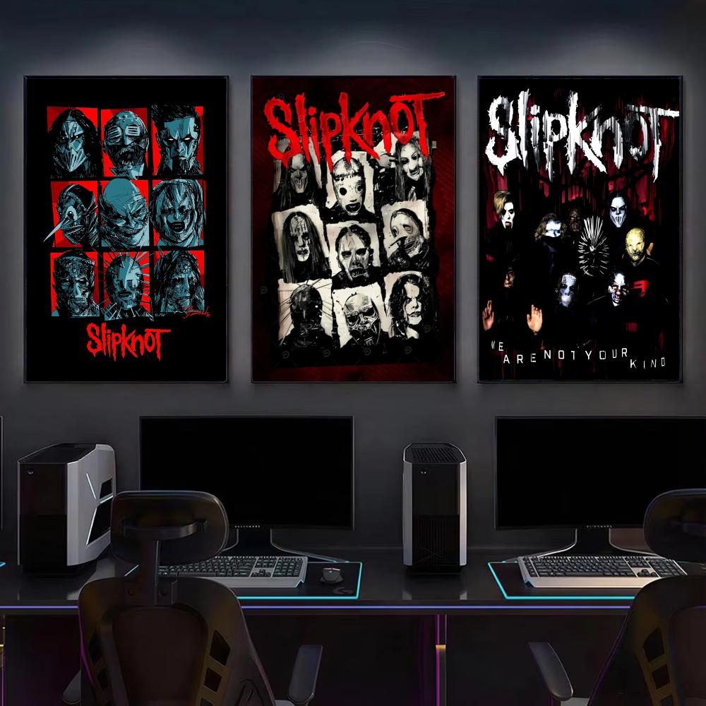 Band S-Slipknot Rock Poster Mo - Musical Instrument Poster review and price