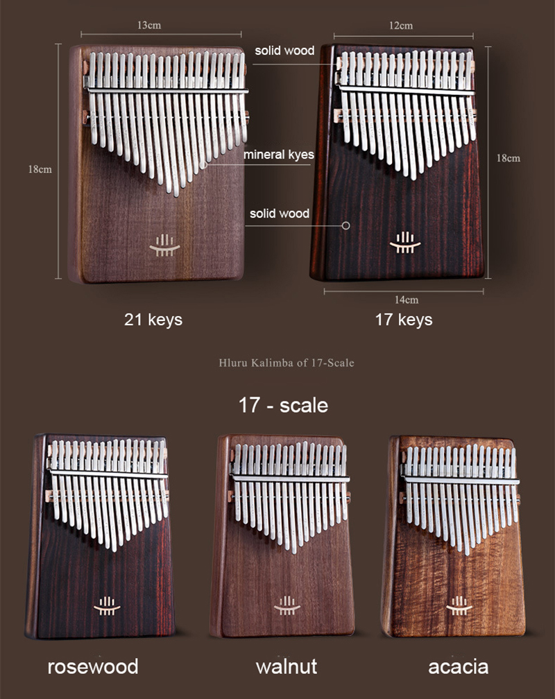 Hluru Kalimba 17 Keys with Hol - Musical Instrument Kalimba review and price