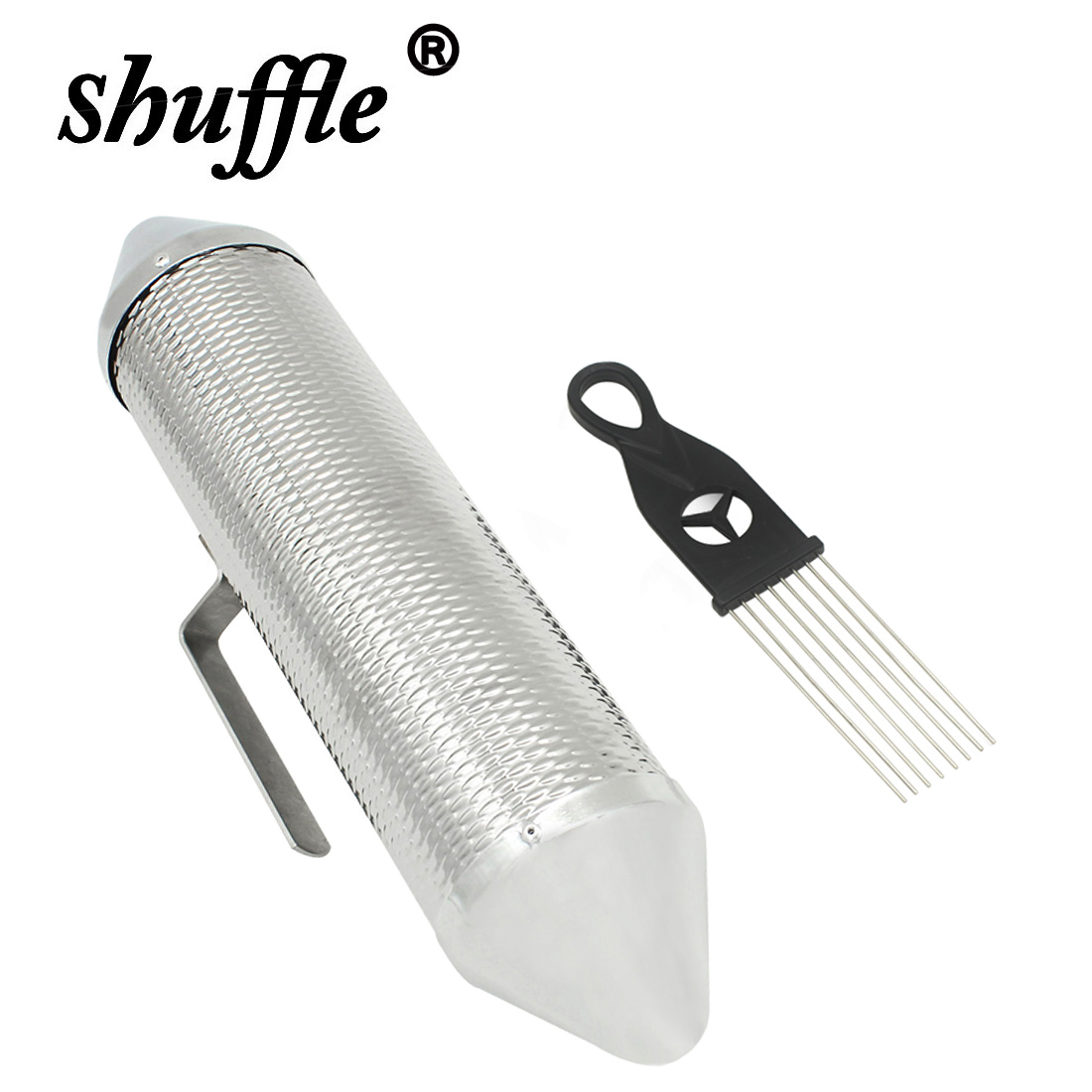 Scraper Barrel Silver Metal Gu - Guiro Scraper Instrument review and price