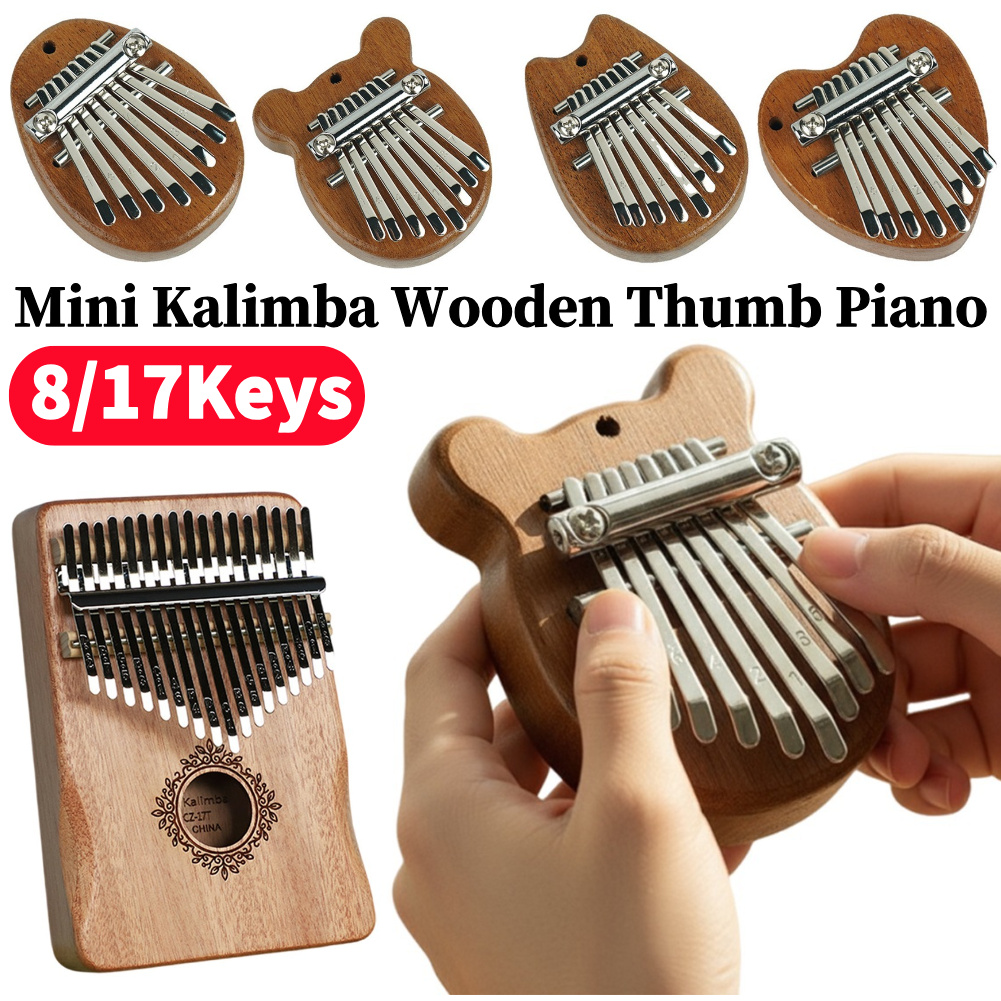 8/17Keys Mini Wooden Kalimba H - Musical Instrument Kalimba review and price