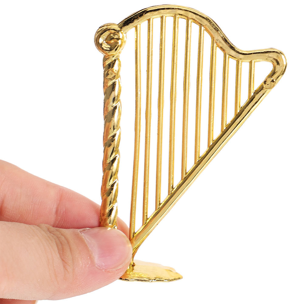 15Pcs Miniature Harp Ornament  - Musical Instrument Xmas Ornaments review and price