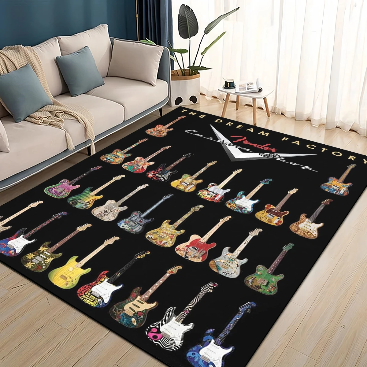3D Retro Fender logo Guitar In - Musical Instrument Online review and price