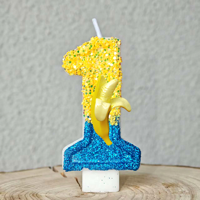 Yellow Banana Man Candle Numbe - Musical Instrument Gong review and price