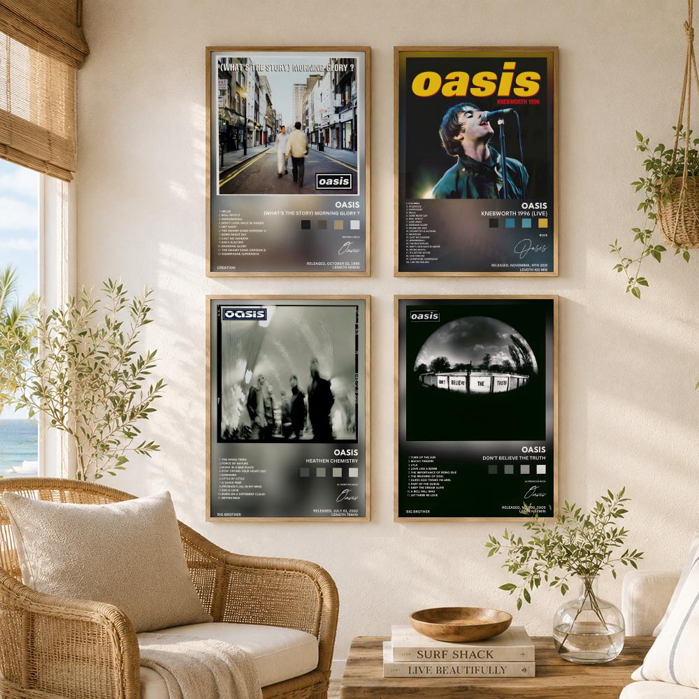 Classic Rock Band O-Oasis albu - Musical Instrument Poster review and price
