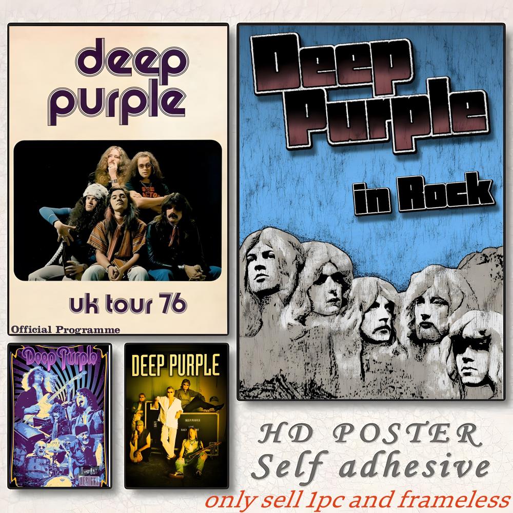 Hard Rock Band Music-Deep Purp - Musical Instrument Poster review and price