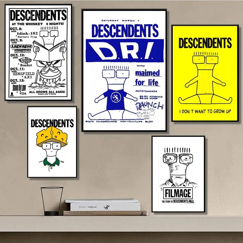 1pc Rock Punk Bands Album Desc - Musical Instrument Poster review and price