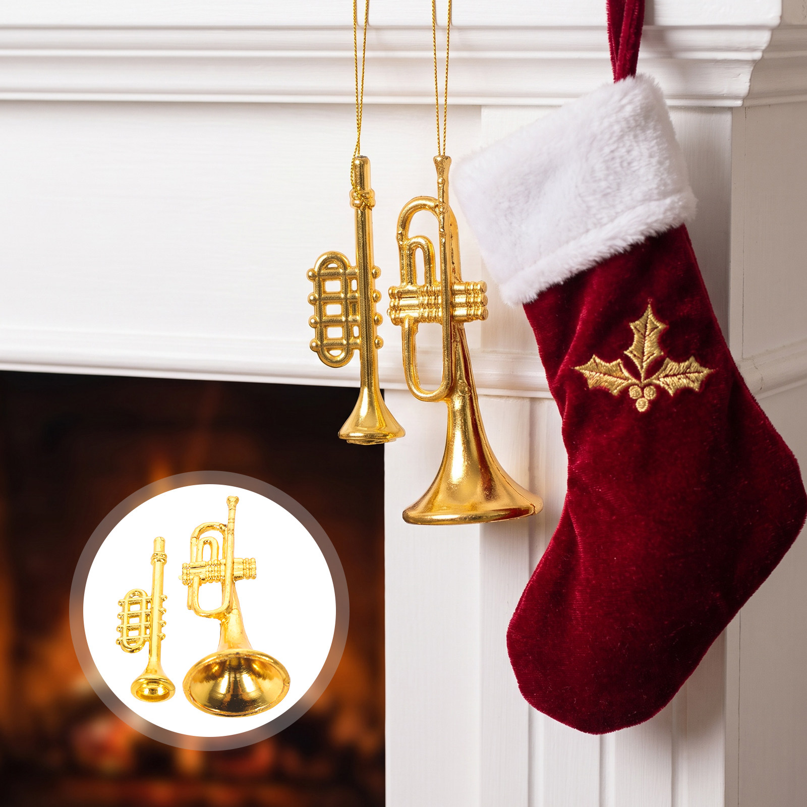 20Pcs Mini Musical Instrument  - Musical Instrument Xmas Ornaments review and price