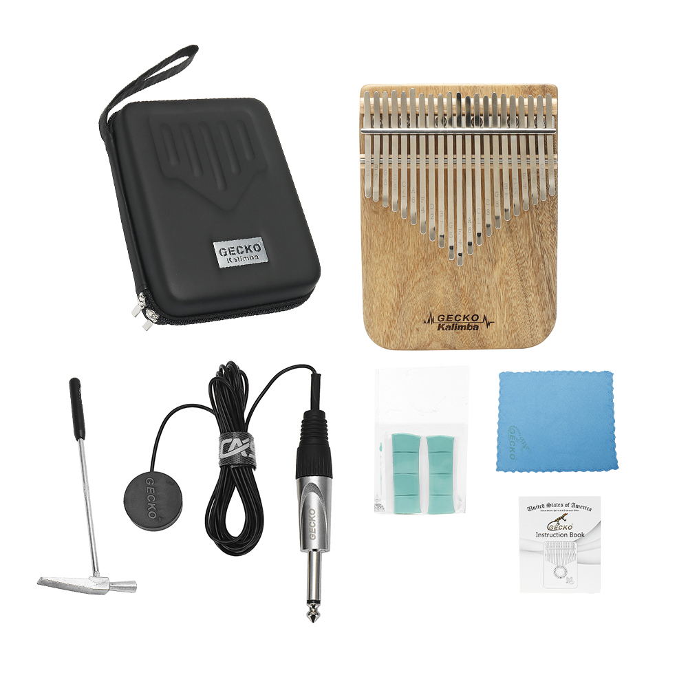 GECKO Kalimba 21-Key Camphor W - Musical Instrument Kalimba review and price