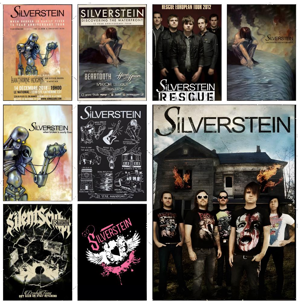 emo rock band S-Silverstein Po - Musical Instrument Poster review and price