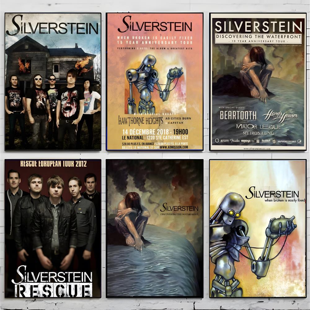 emo rock band S-Silverstein Po - Musical Instrument Poster review and price
