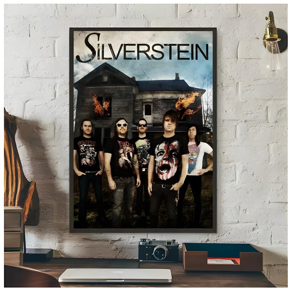 emo rock band S-Silverstein Po - Musical Instrument Poster review and price
