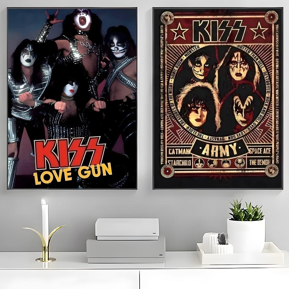 K-Kiss Kraft Rock Band-S Poste - Musical Instrument Poster review and price