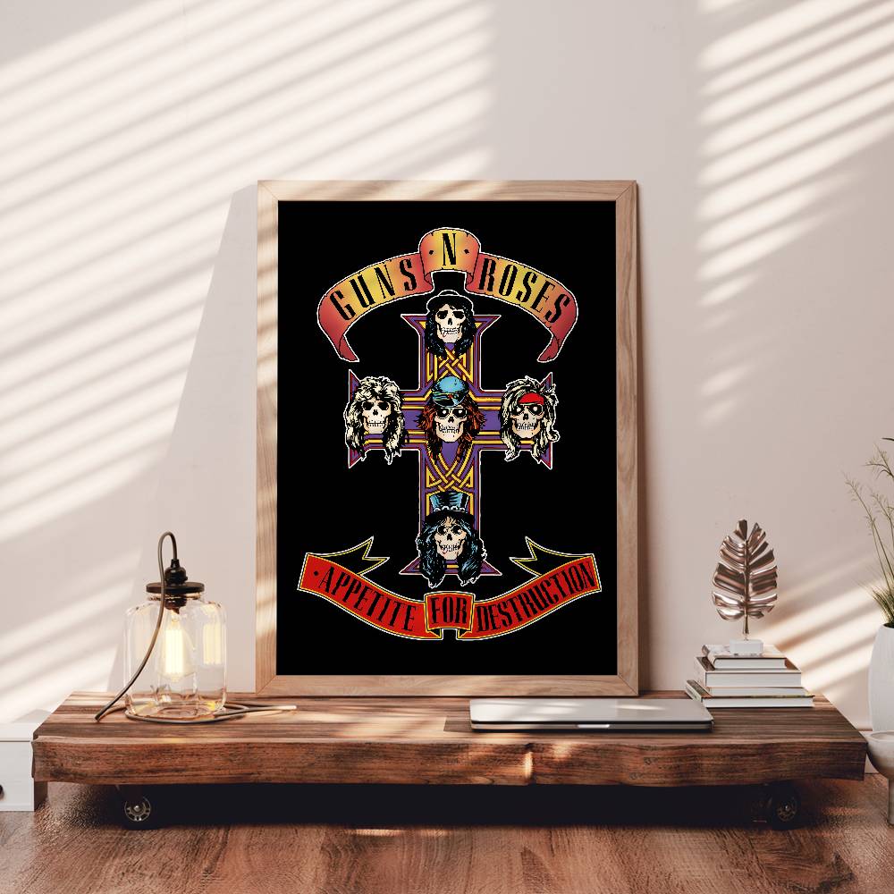 G-Guns Rock Band N R-Roses Pos - Musical Instrument Poster review and price