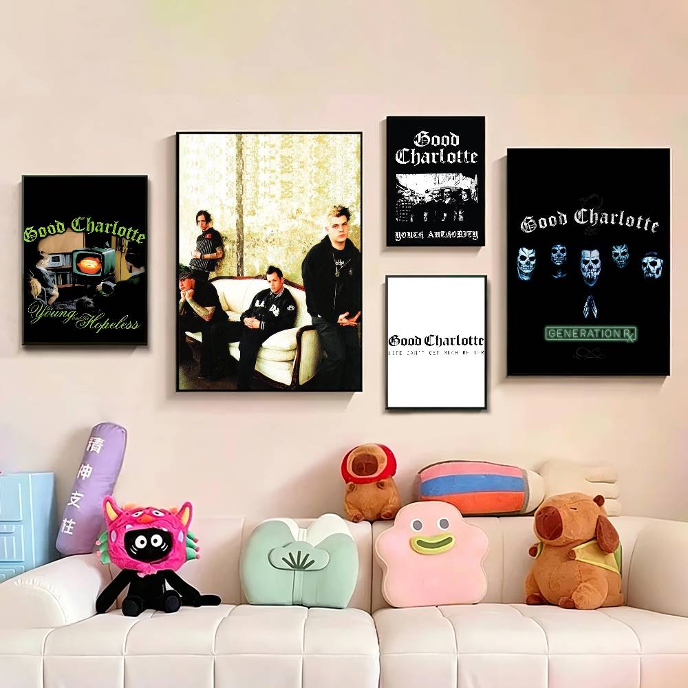 Pop-rock g-Good Charlotte Band - Musical Instrument Poster review and price