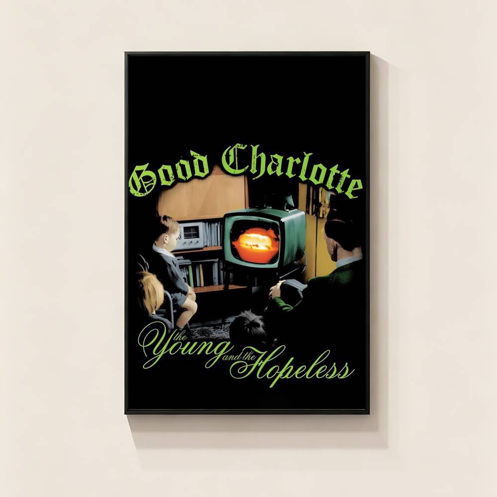 Pop-rock g-Good Charlotte Band - Musical Instrument Poster review and price