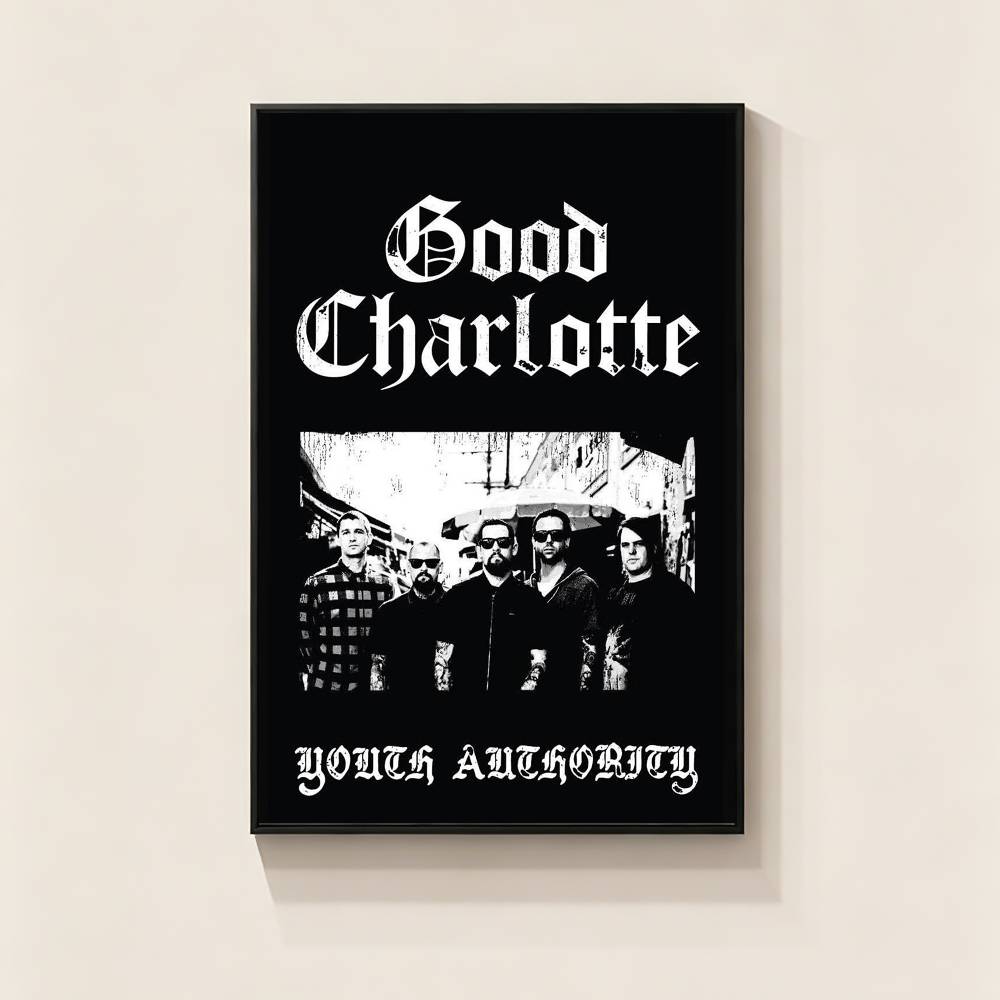 Pop-rock g-Good Charlotte Band - Musical Instrument Poster review and price