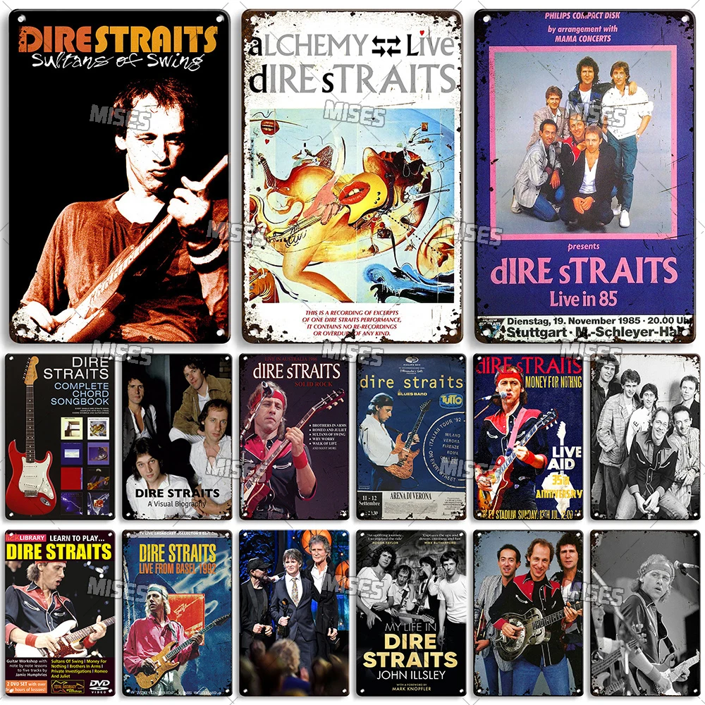 MISES Rock Band Metal Poster D - Musical Instrument Poster review and price
