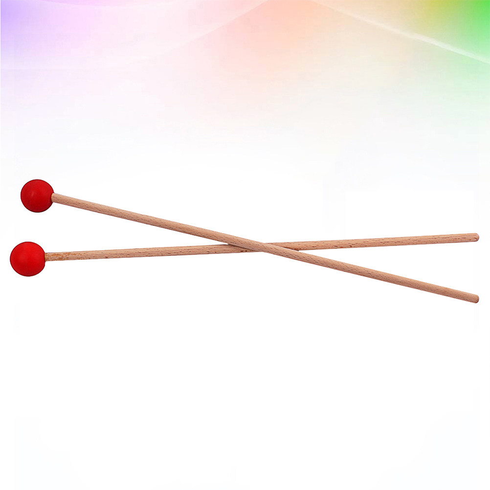 1Pair Large Drum Mallets Wood  - Musical Instrument Gong review and price