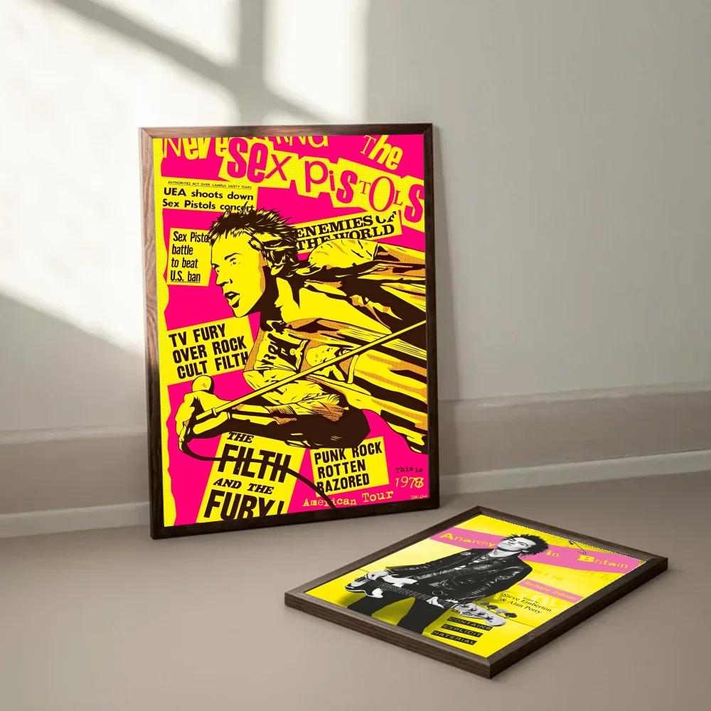 Rock Band S-Sex pistols Poster - Musical Instrument Poster review and price