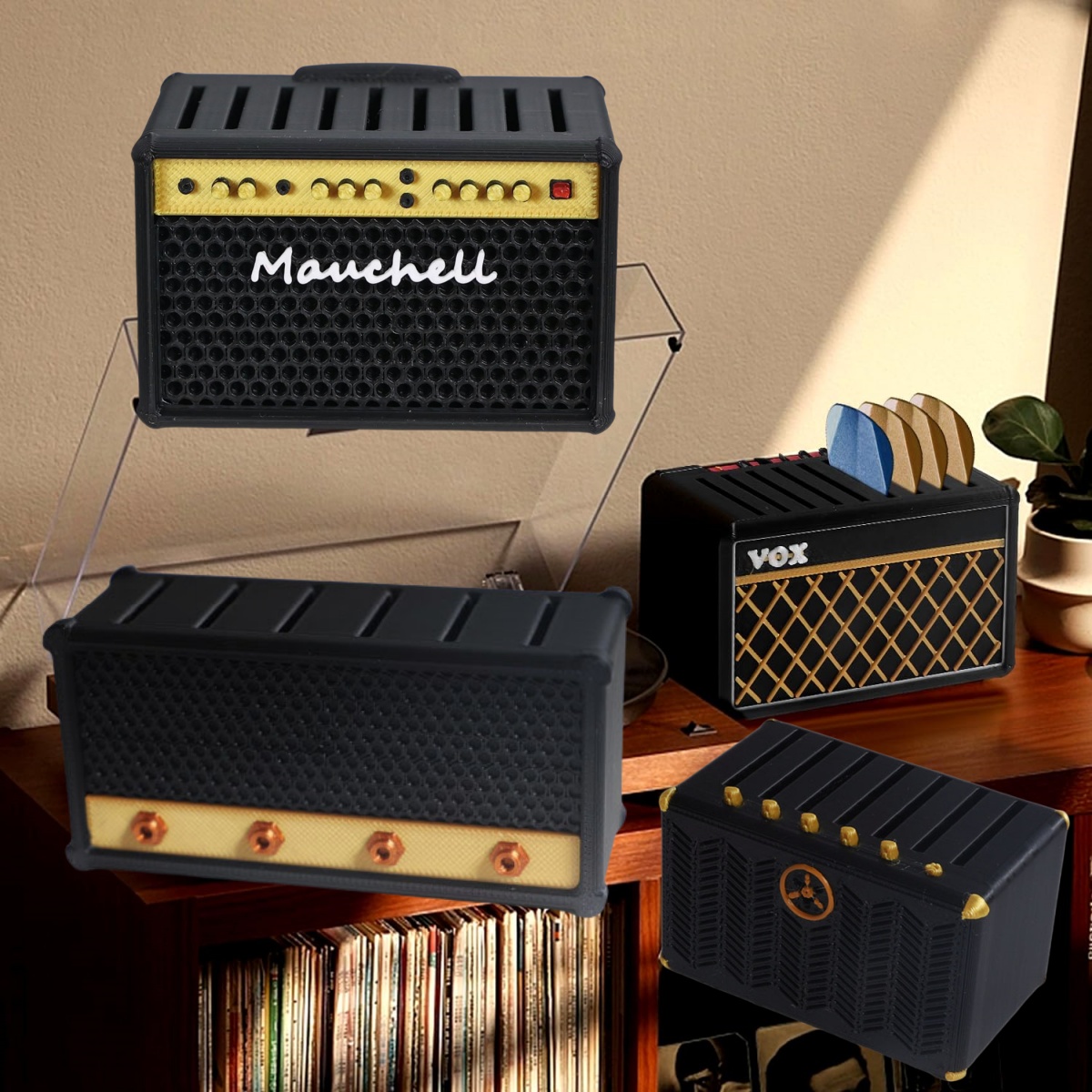 Guitar Pick Holder, 3D Printed - Musical Instrument Cajon review and price