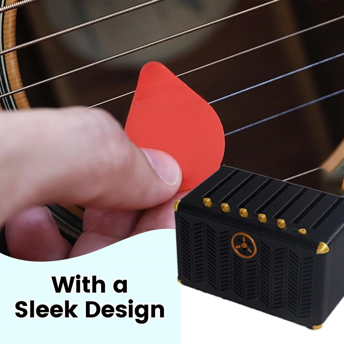 Guitar Pick Holder, 3D Printed - Musical Instrument Cajon review and price