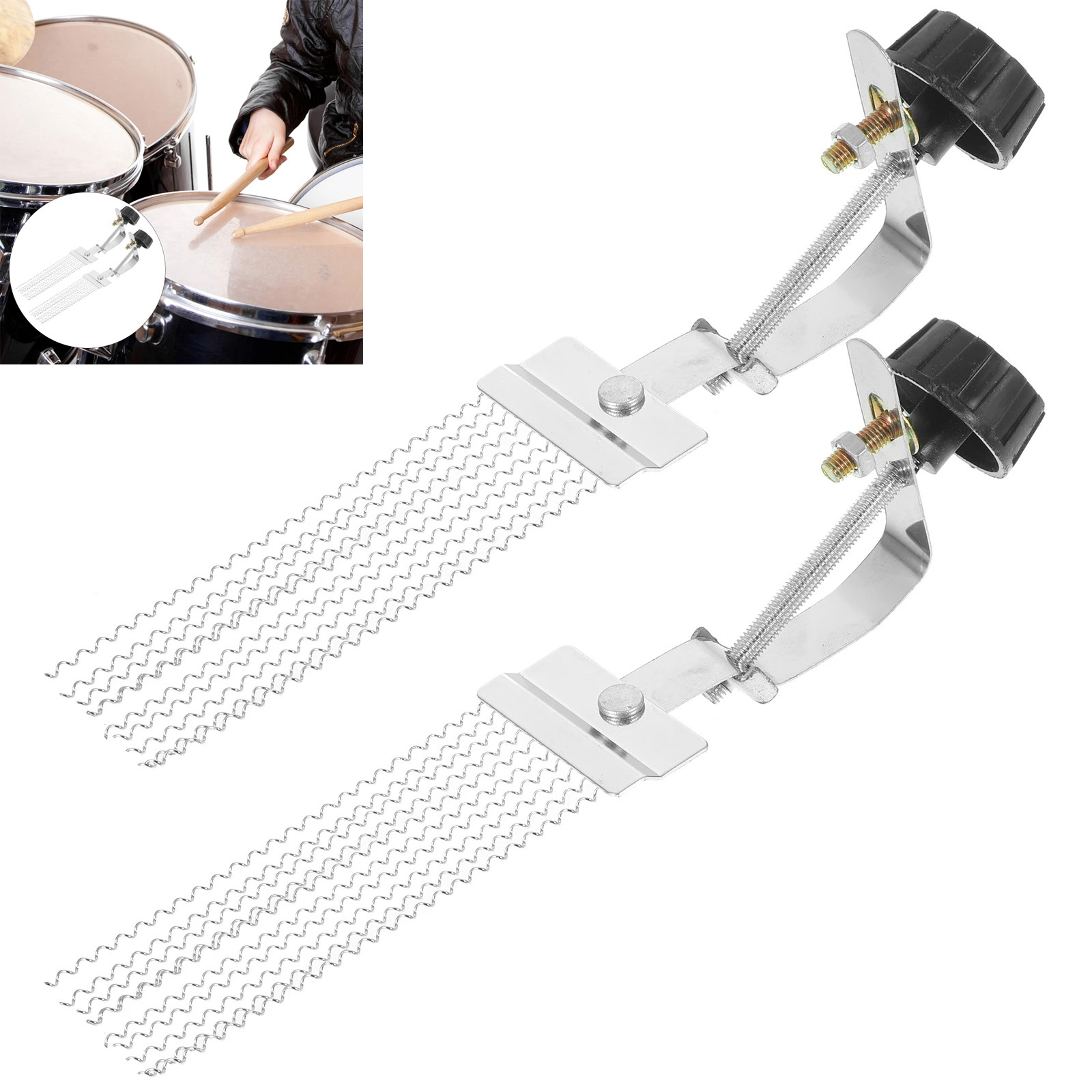1/2pcs Half Design Steel Iron  - Musical Instrument Maraca review and price
