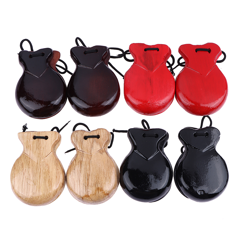 2Pcs Traditional Castanet Wood - Castanet Flamenco review and price
